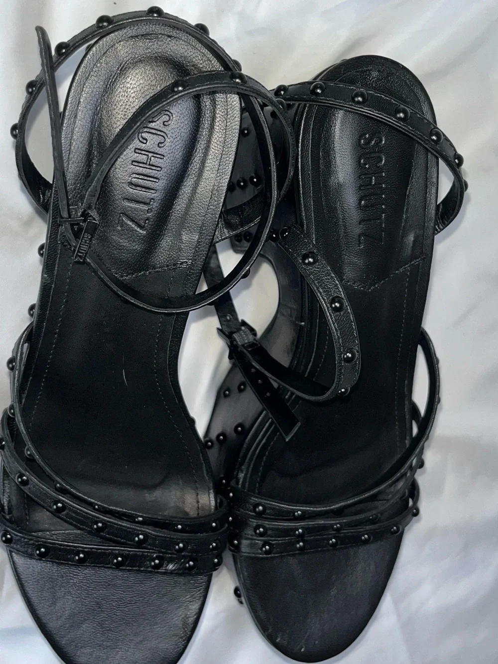 SCHUTZ black platform